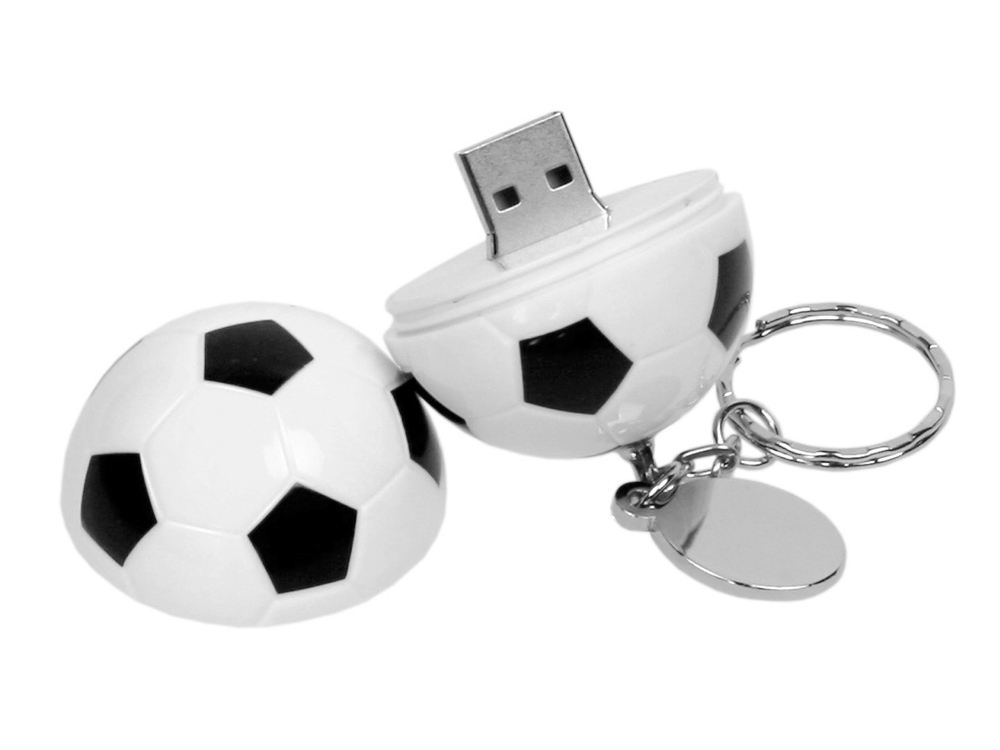 USB 2.0- флешка на 16 Гб в виде футбольного мяча — изображение 2