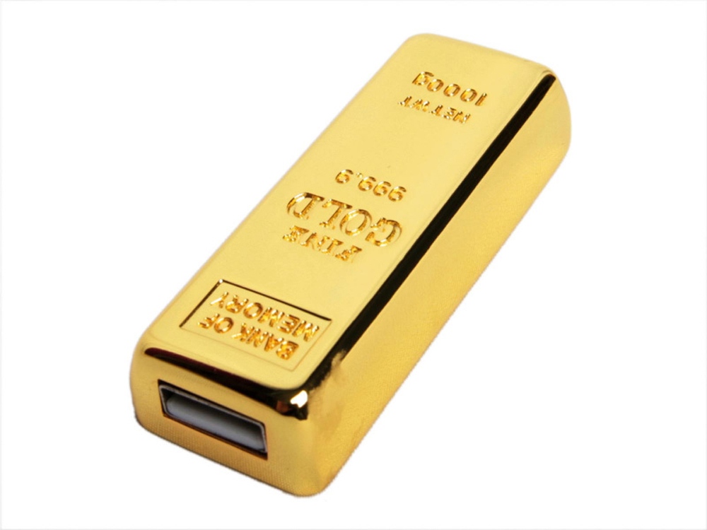 USB 3.0- флешка на 32 Гб в виде слитка золота — изображение 2