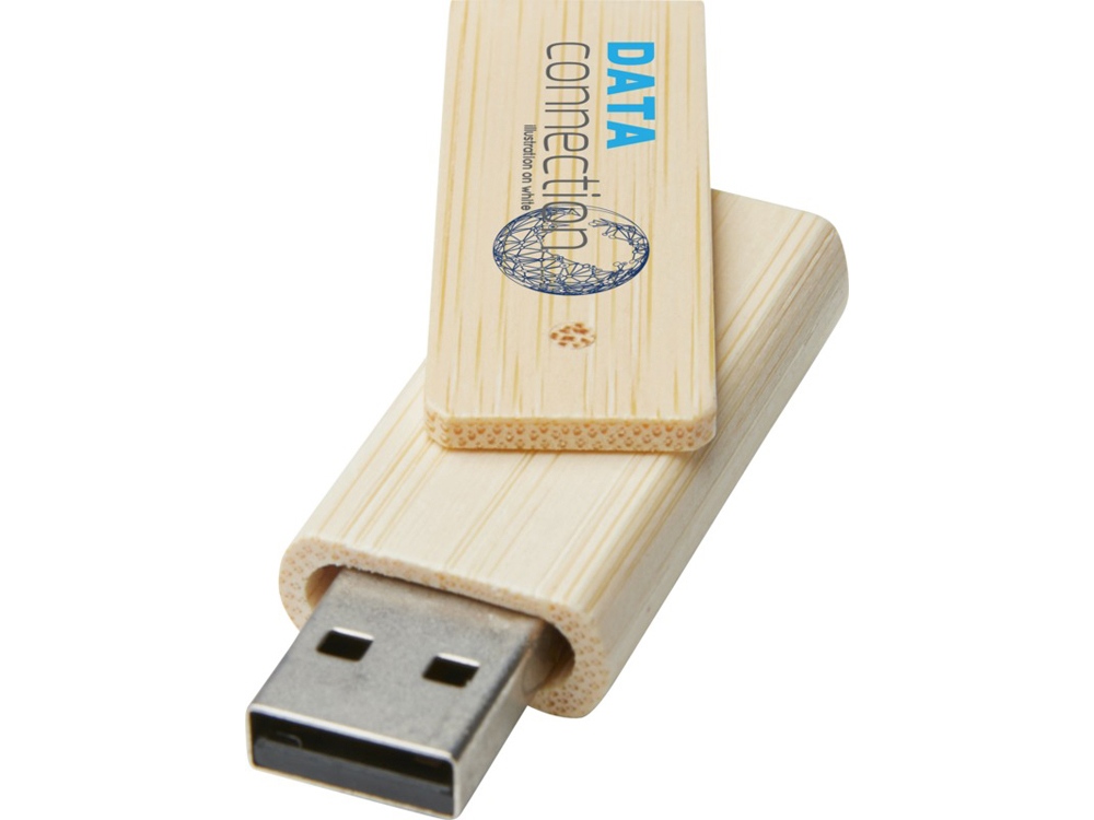 USB 2.0-флешка на 4ГБ «Rotate» из бамбука — изображение 3