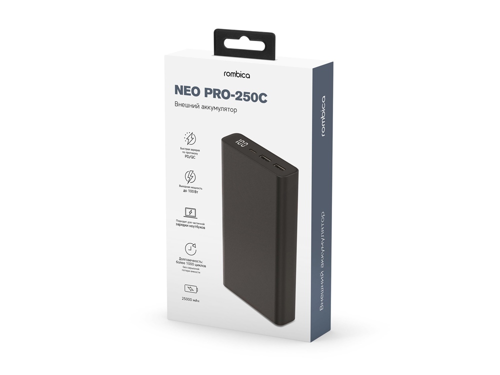 Внешний аккумулятор для ноутбуков «NEO PRO-250C», 25000 mAh — изображение 4