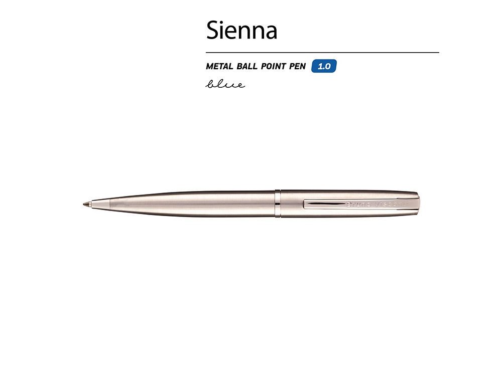 Ручка металлическая шариковая «Sienna» — изображение 2