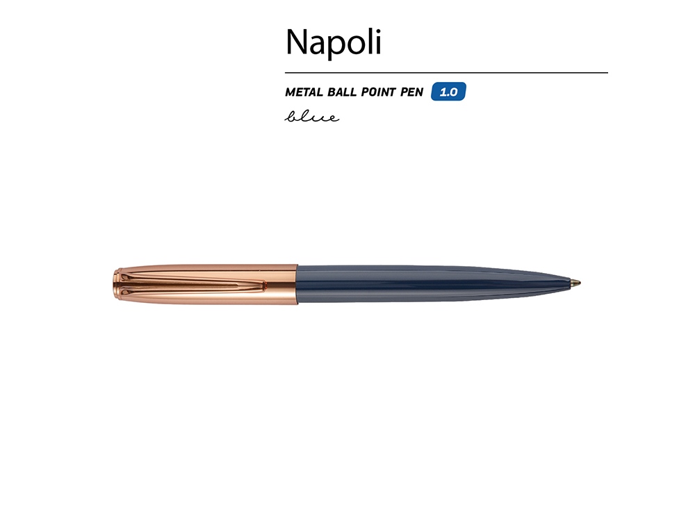 Ручка металлическая шариковая «Napoli» — изображение 2