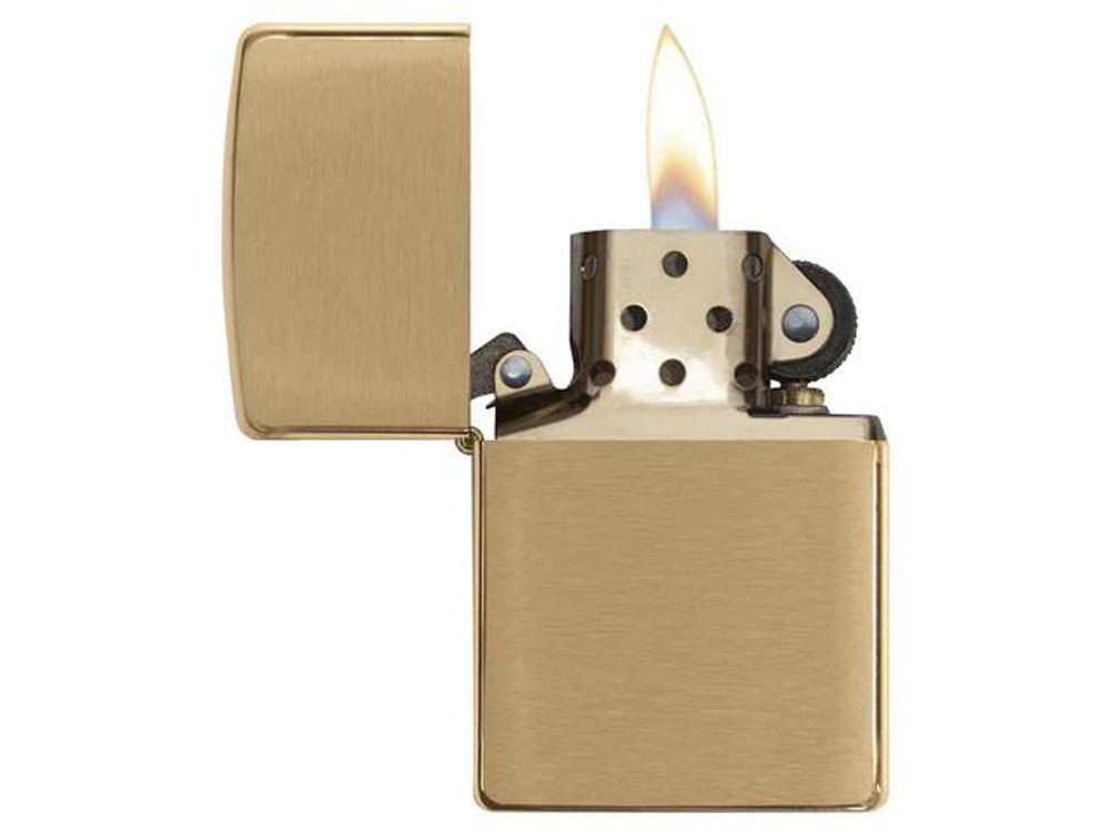 Зажигалка ZIPPO с покрытием Brushed Brass — изображение 2
