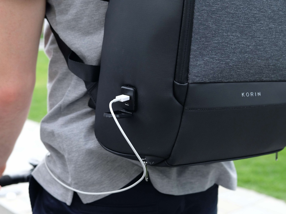 Водостойкий антикражный рюкзак FlexPackPro для ноутбука 15.6" — изображение 17