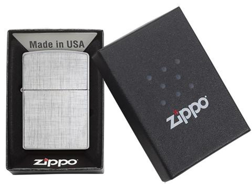 Зажигалка ZIPPO Classic с покрытием Brushed Chrome — изображение 5