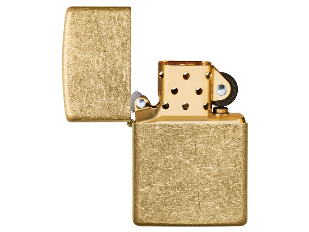 Зажигалка ZIPPO Classic с покрытием Tumbled Brass — изображение 7