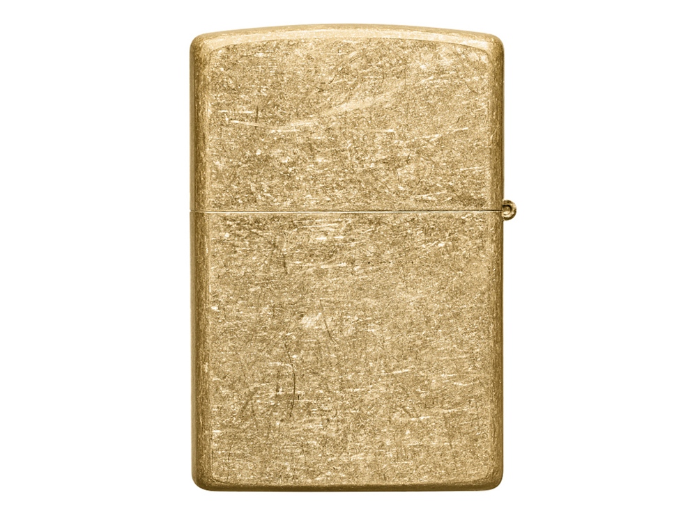 Зажигалка ZIPPO Classic с покрытием Tumbled Brass — изображение 4