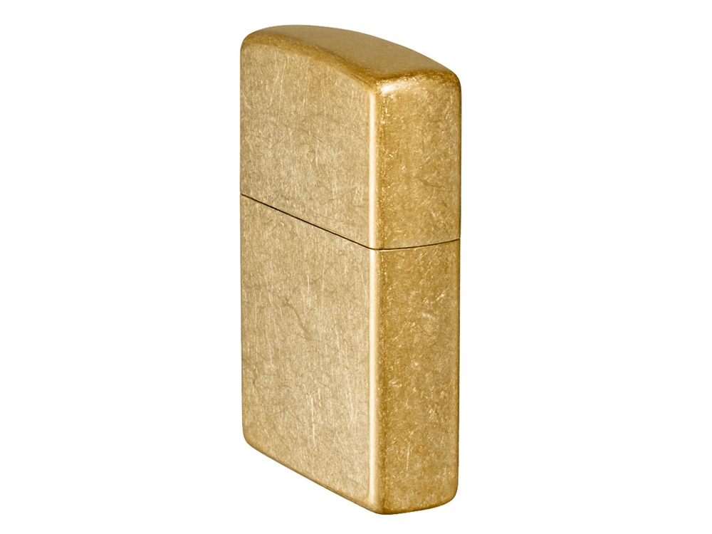 Зажигалка ZIPPO Classic с покрытием Tumbled Brass — изображение 5