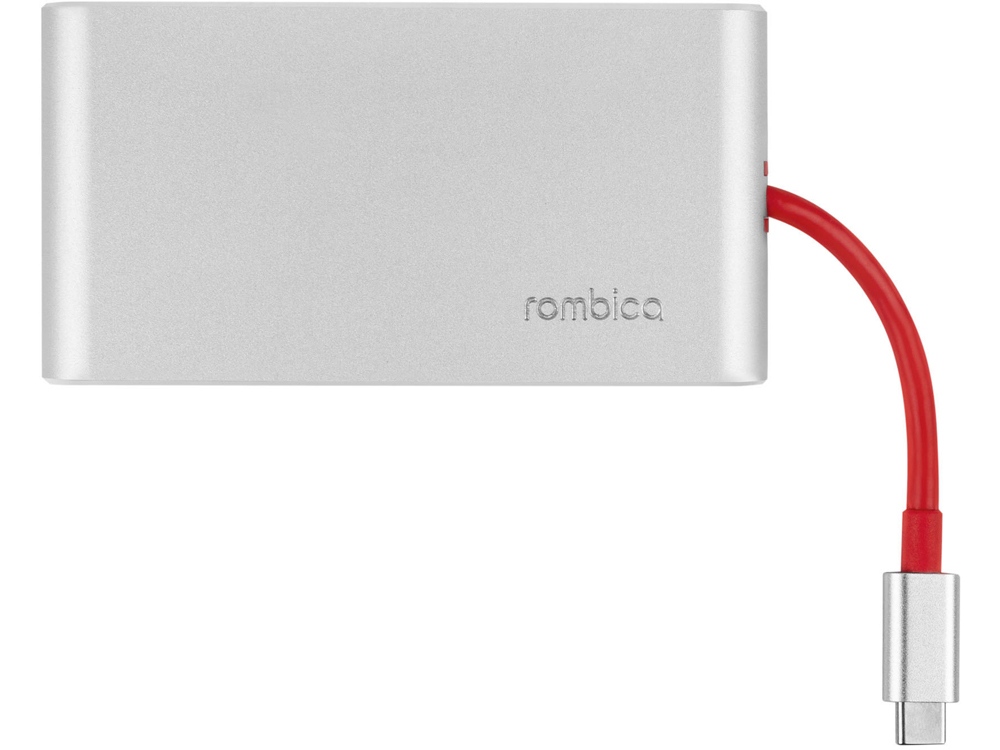 Хаб 8-в-1 Type-C «Hermes», USB 3.0 x 3, Type-C PD, HDMI, LAN, картридер — изображение 2