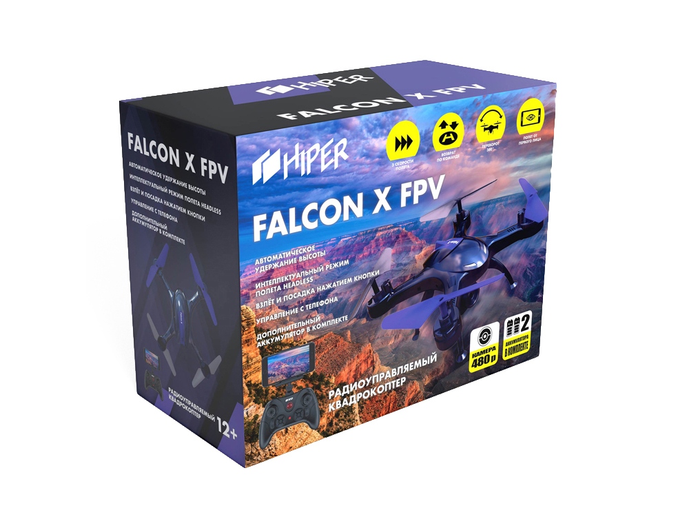 Радиоуправляемый квадрокоптер «FALCON X FPV» — изображение 13