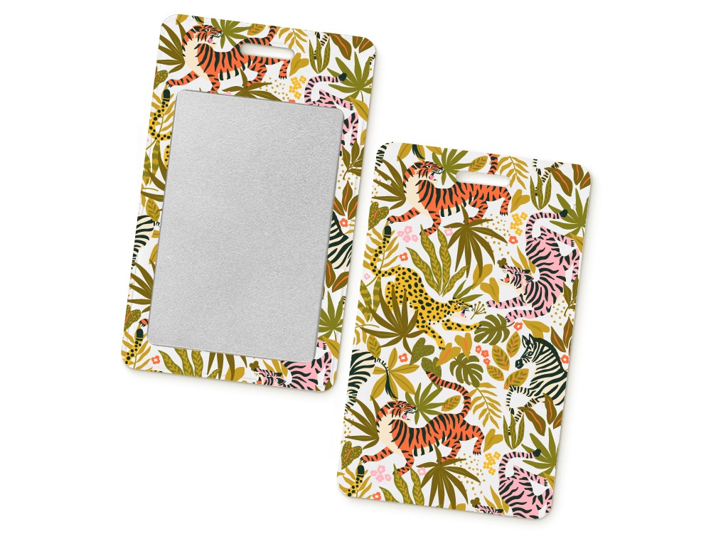 Чехол для пропуска с возможностью полноцветной печати, софт-тач — изображение 4