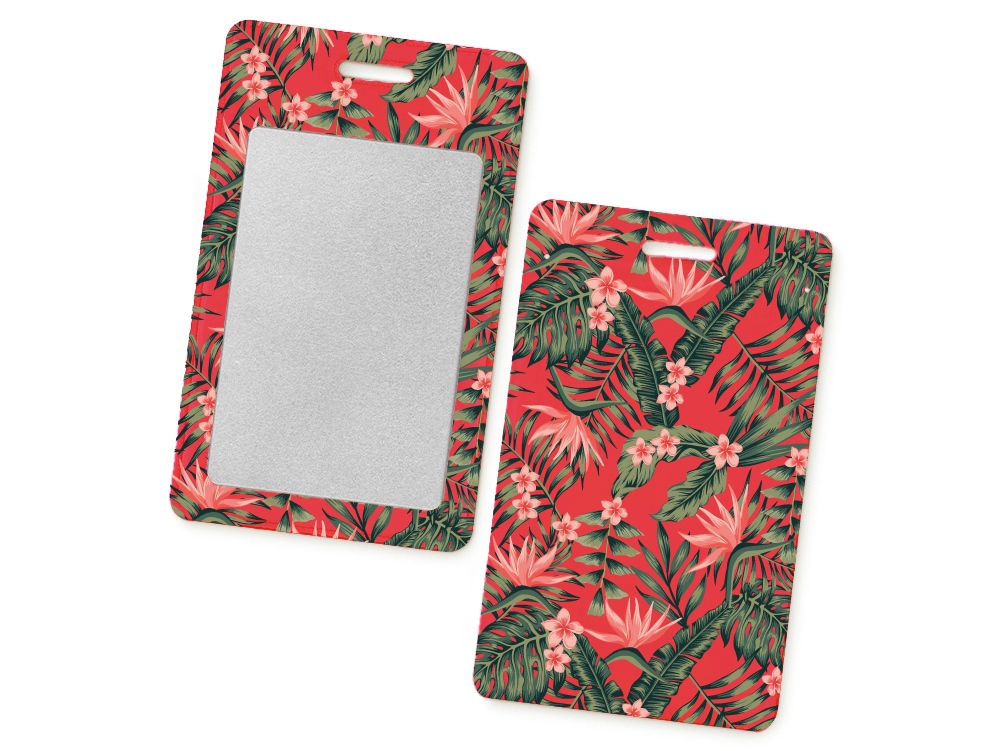 Чехол для пропуска с возможностью полноцветной печати, софт-тач — изображение 3