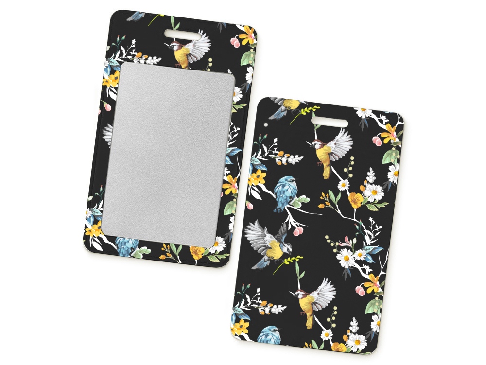 Чехол для пропуска с возможностью полноцветной печати, софт-тач — изображение 5