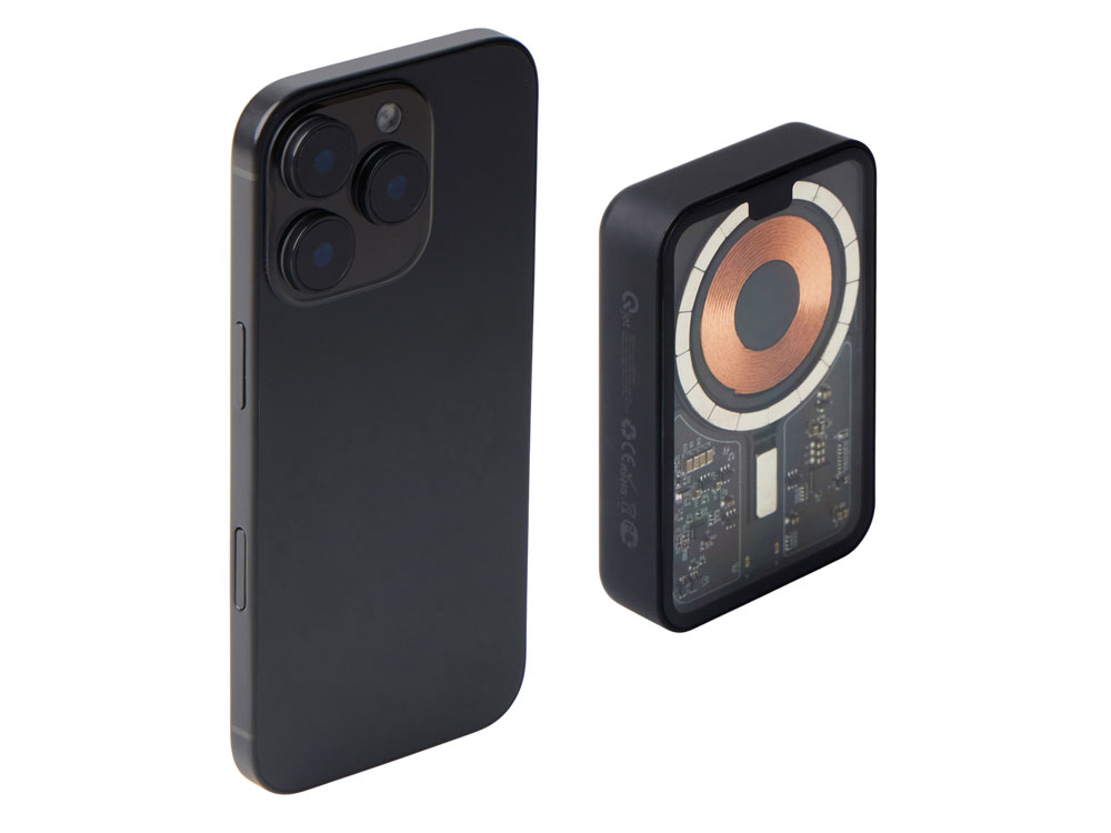 Беспроводной магнитный внешний аккумулятор с QCPD «MagnifIQ», 10000 мАч, 15 Вт — изображение 11