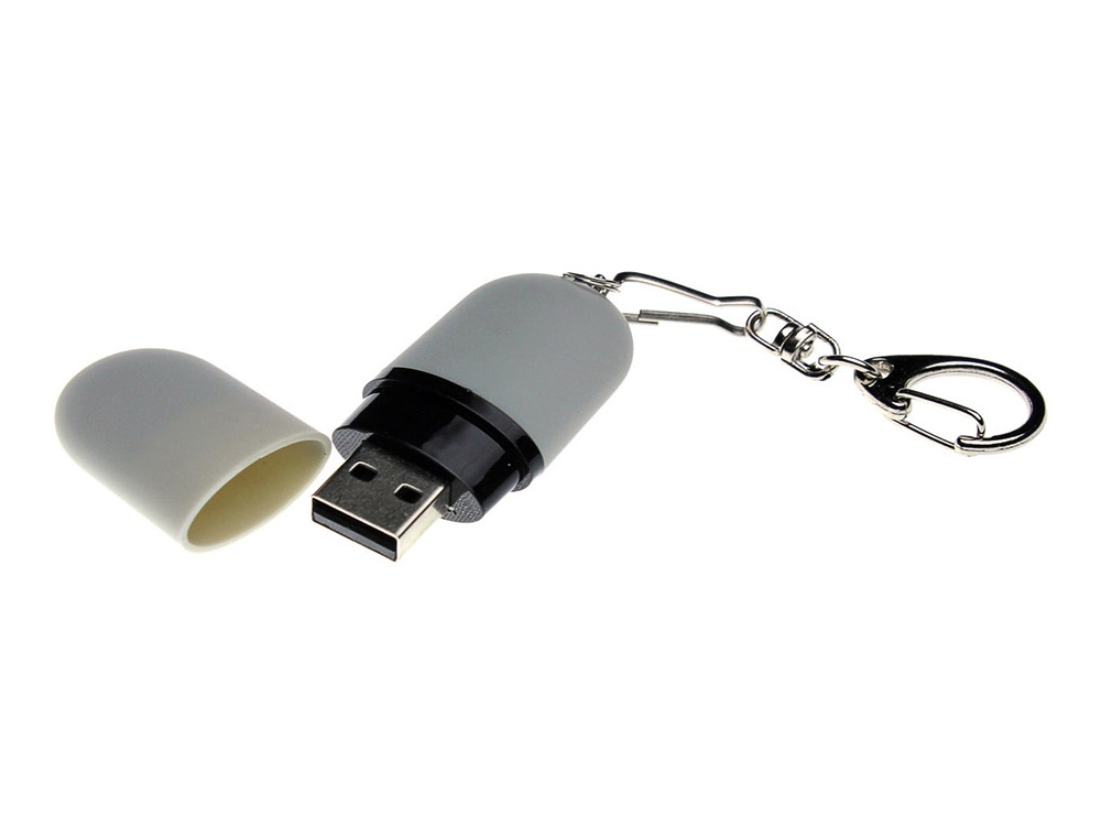 USB 2.0- флешка «Goutte Soft-touch» на 4 Гб каплевидной формы — изображение 2