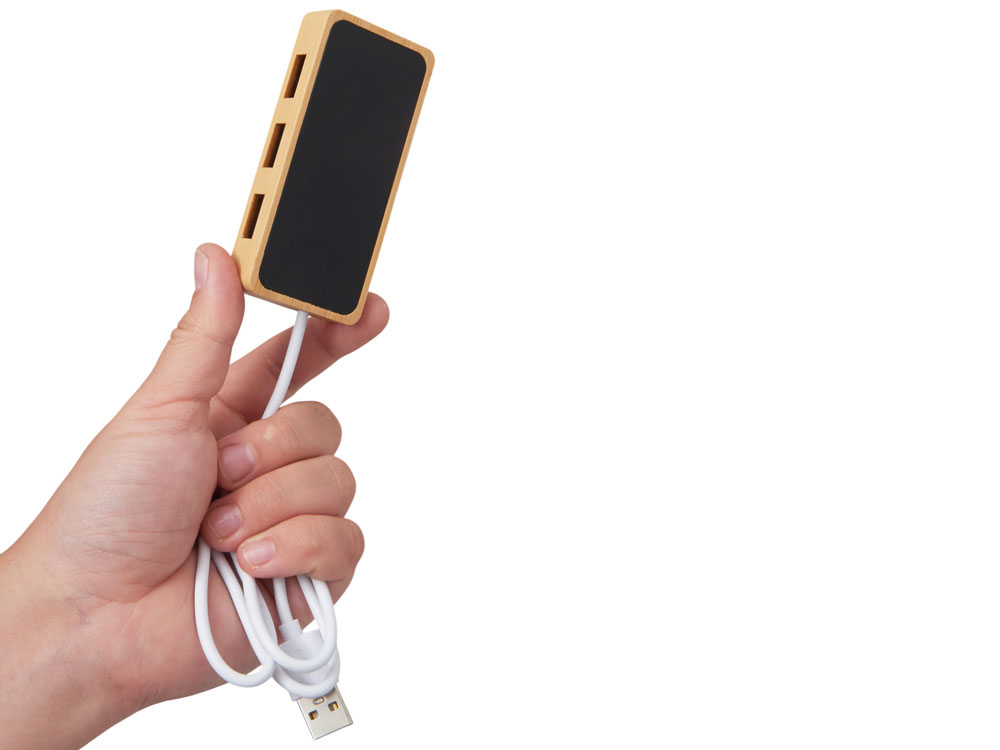 USB хаб с подсветкой лого «Reedia S5», 3*USB, 1*Type C — изображение 8