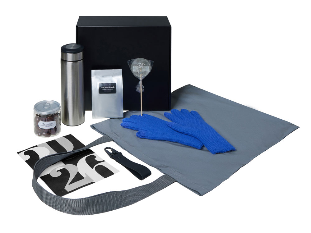 Подарочный набор «Re:Breathe» с перчатками, термосом и чаем — изображение 2