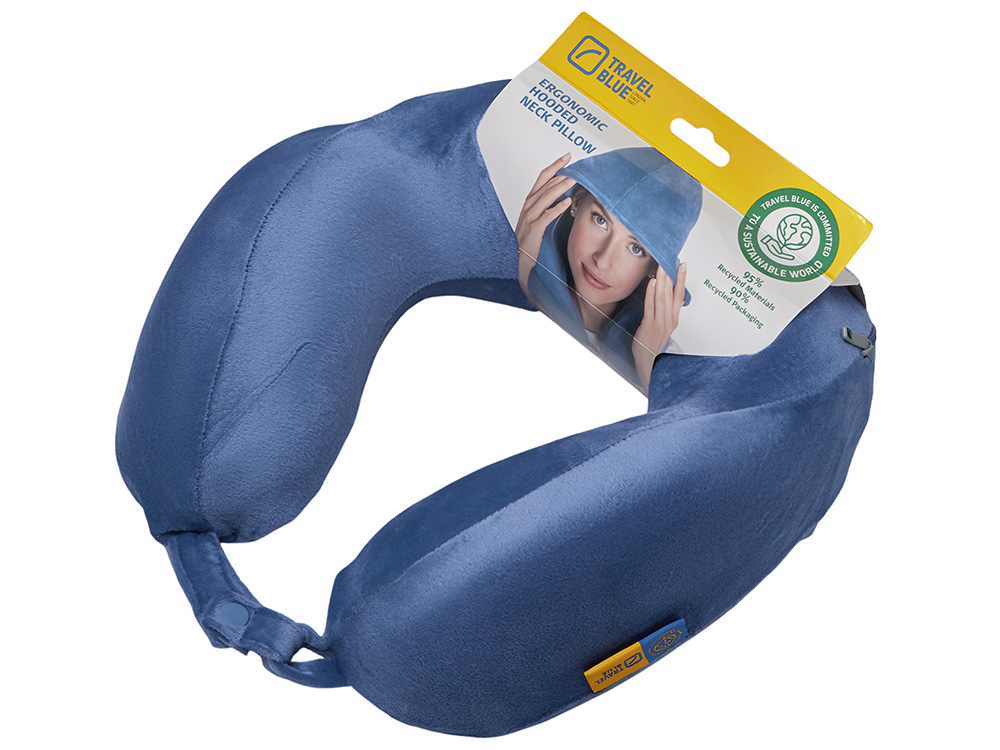 Подушка для путешествий с капюшоном «Hooded Tranquility Pillow» — изображение 4