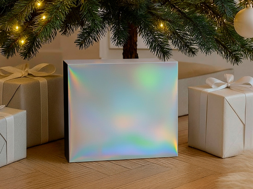 Подарочная коробка с голографическим шубером «Aurora», L — изображение 5