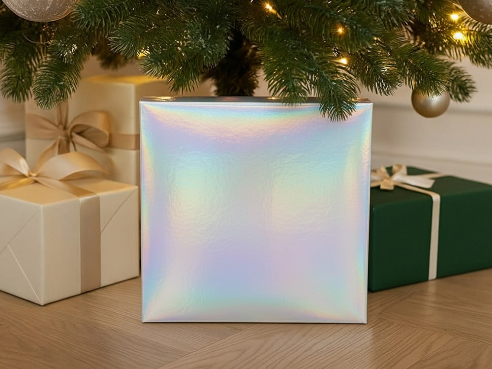 Подарочная коробка с голографическим шубером «Aurora», L — изображение 4