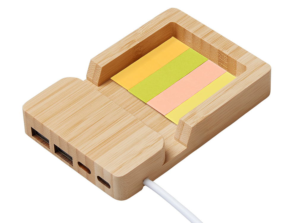 USB-хаб «Memo», 2*USB, 2*Type C — изображение 5